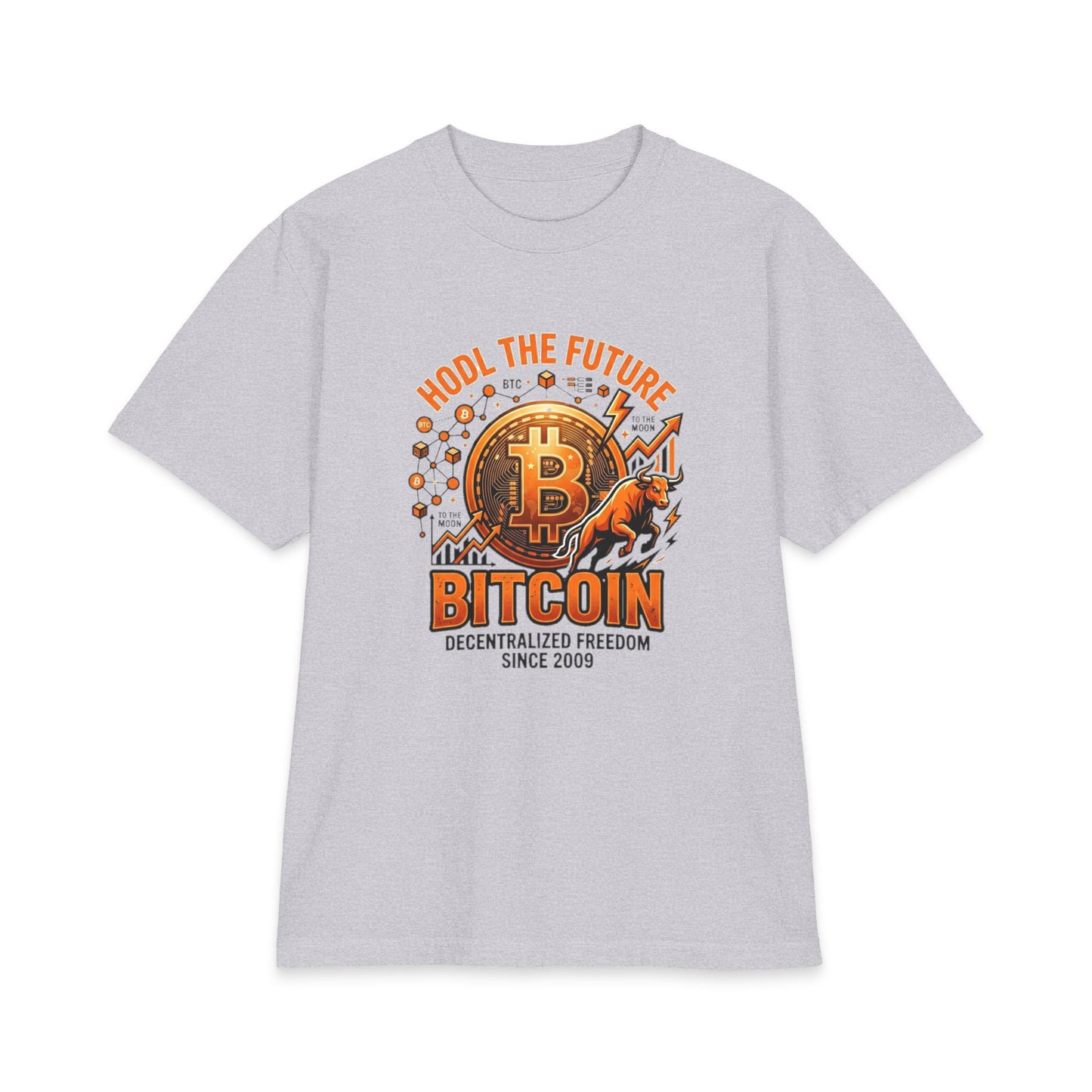 Bitcoin HODL T-Shirt — 'HODL The Future' Decentralized Freedom Tee