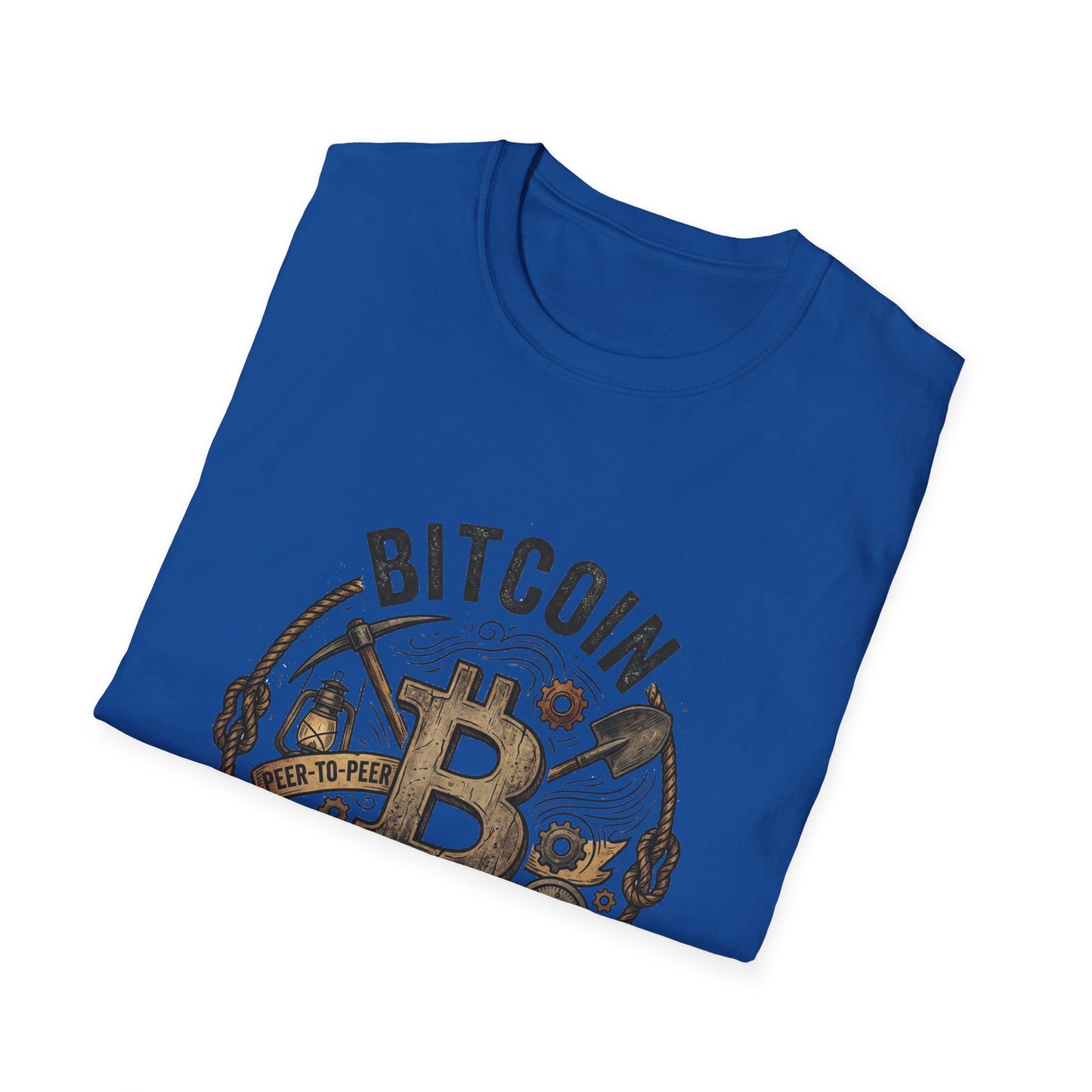 Bitcoin Hard Money T-Shirt — Vintage Crypto Mining Design