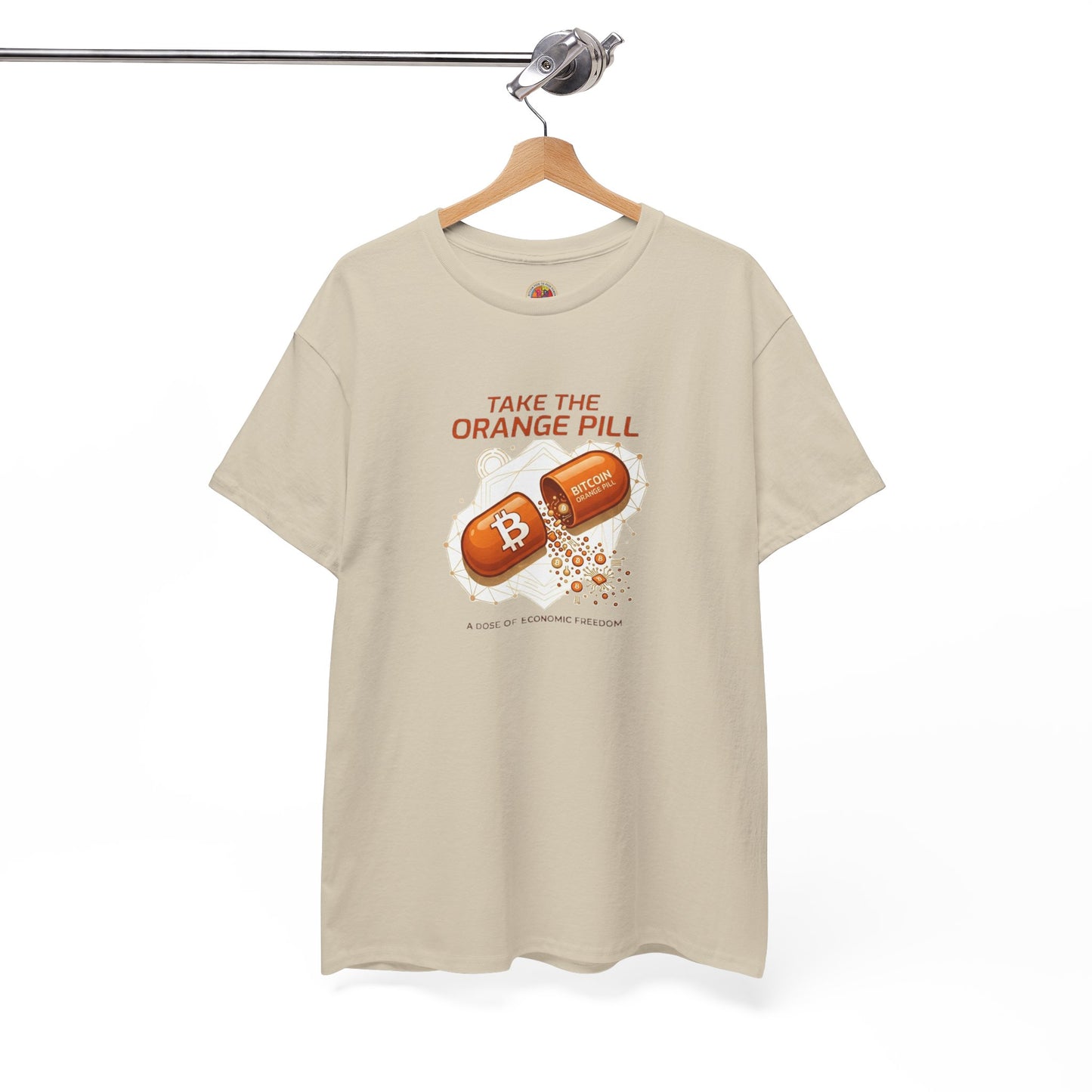 Bitcoin 'Take The Orange Pill' Graphic Tee