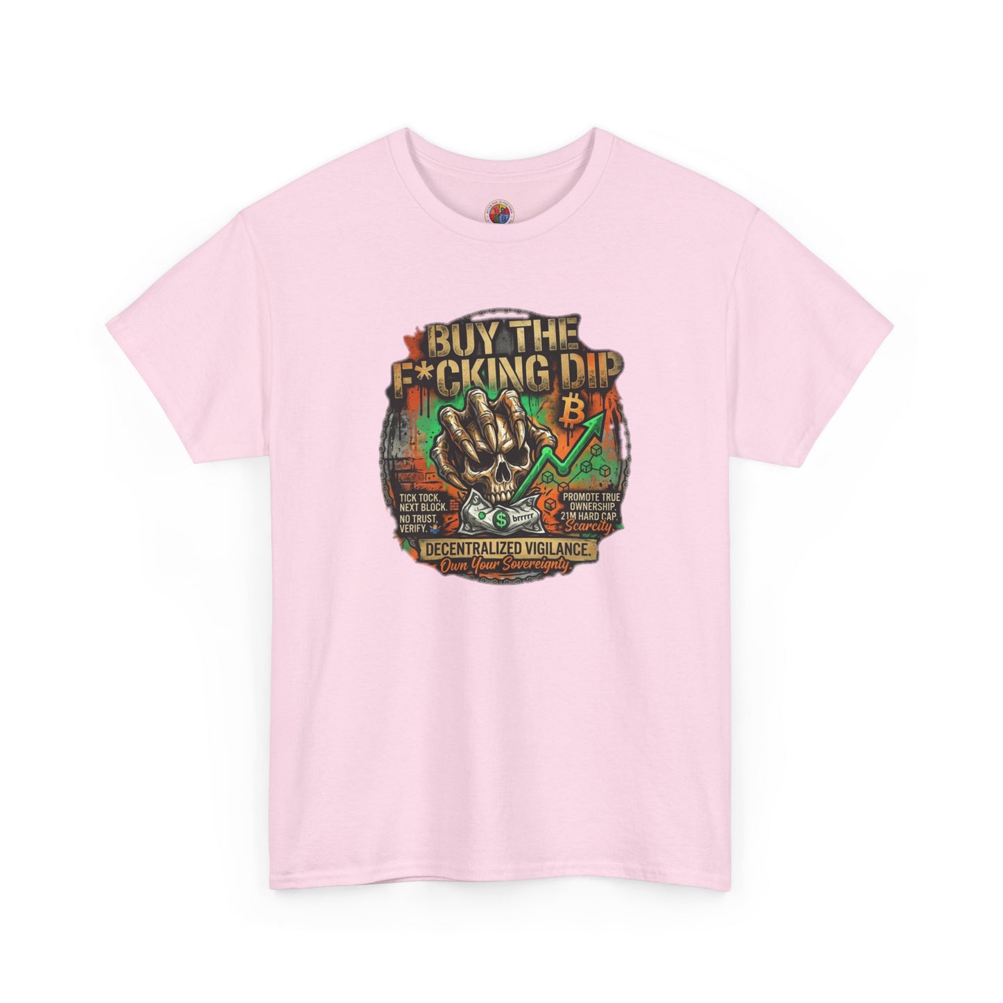 Buy The F*cking Dip Graphic Tee — Stock Market Crypto HODL Trading Shirt
