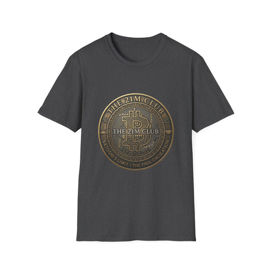 Bitcoin The 21M Club T-Shirt — Retro Crypto Coin Design