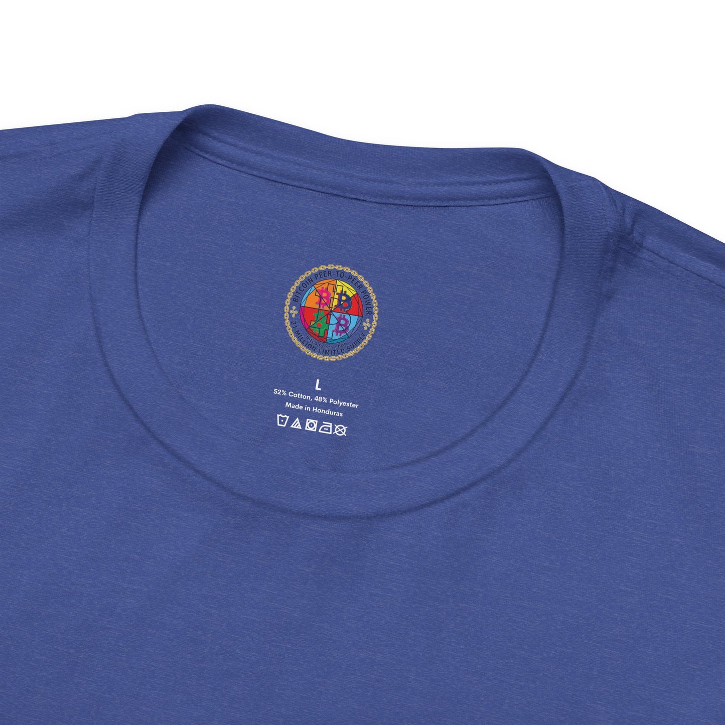 Bitcoin Growth Cartoon Tee — Crypto Stairs Illustration T-Shirt