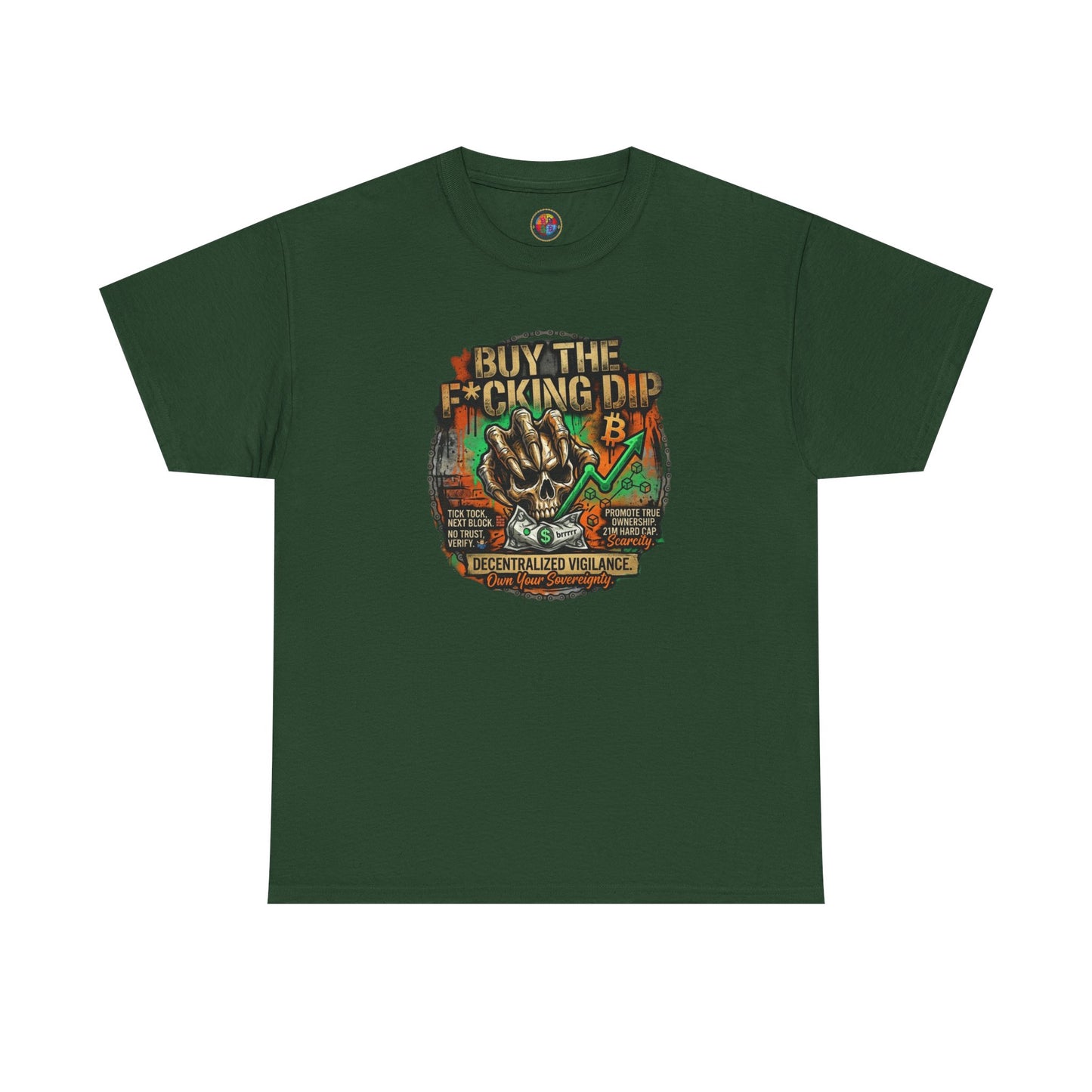 Buy The F*cking Dip Graphic Tee — Stock Market Crypto HODL Trading Shirt