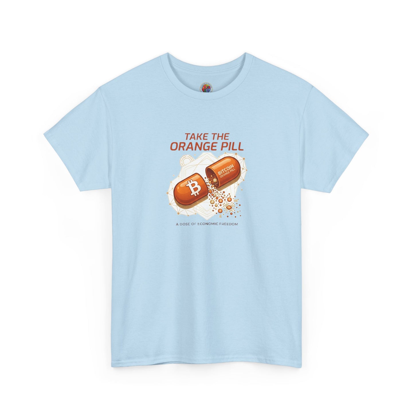 Bitcoin 'Take The Orange Pill' Graphic Tee