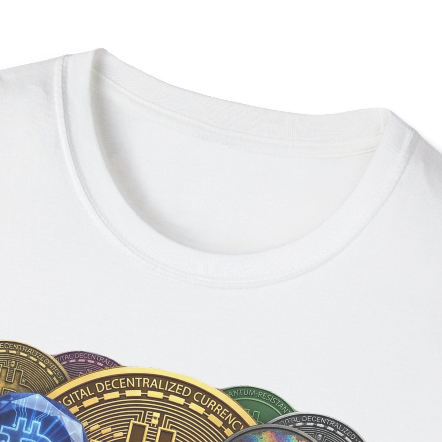 Bitcoin Crypto Coins Graphic T‑Shirt — Cryptocurrency Investor Tee
