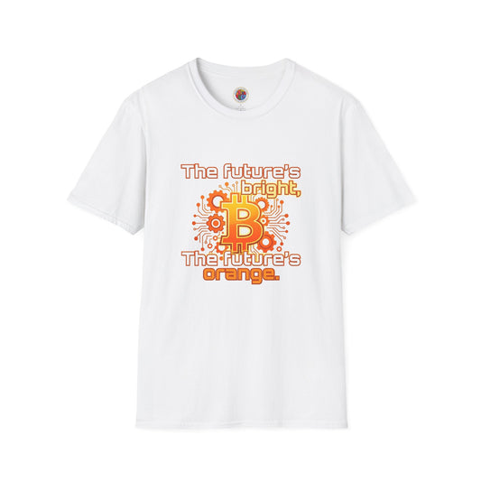 Bitcoin T-Shirt — “The Future’s Bright, The Future’s Orange” Crypto Tee