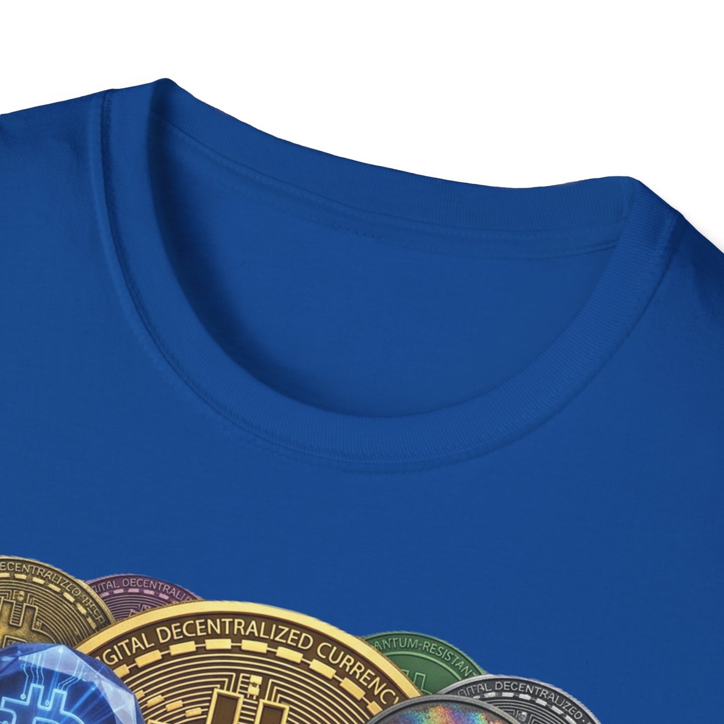Bitcoin Crypto Coins Graphic T‑Shirt — Cryptocurrency Investor Tee