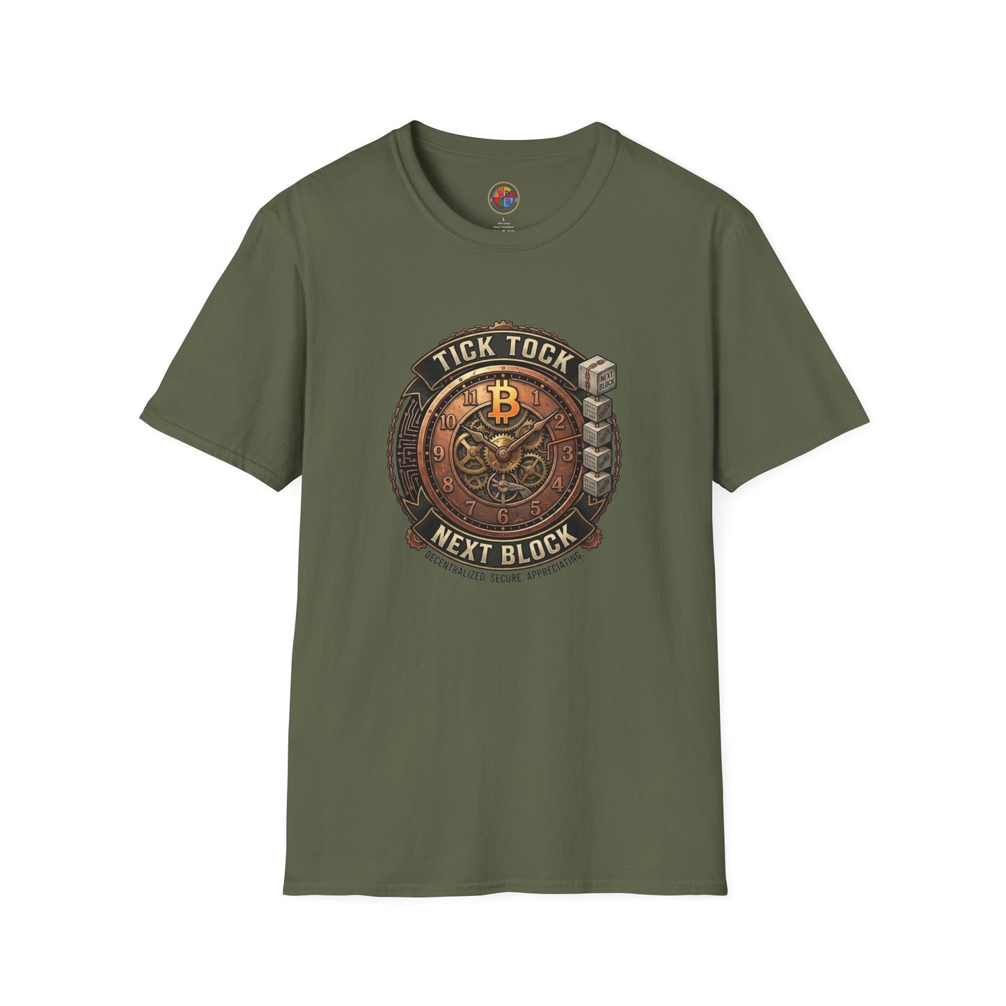 Bitcoin 'Tick Tock Next Block' T-Shirt