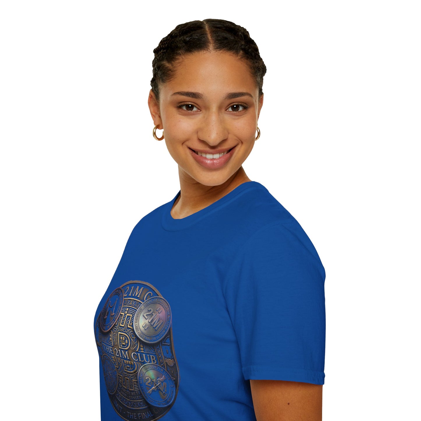 Vintage 21M Club Coin Circle T-Shirt — Retro Currency Graphic Tee