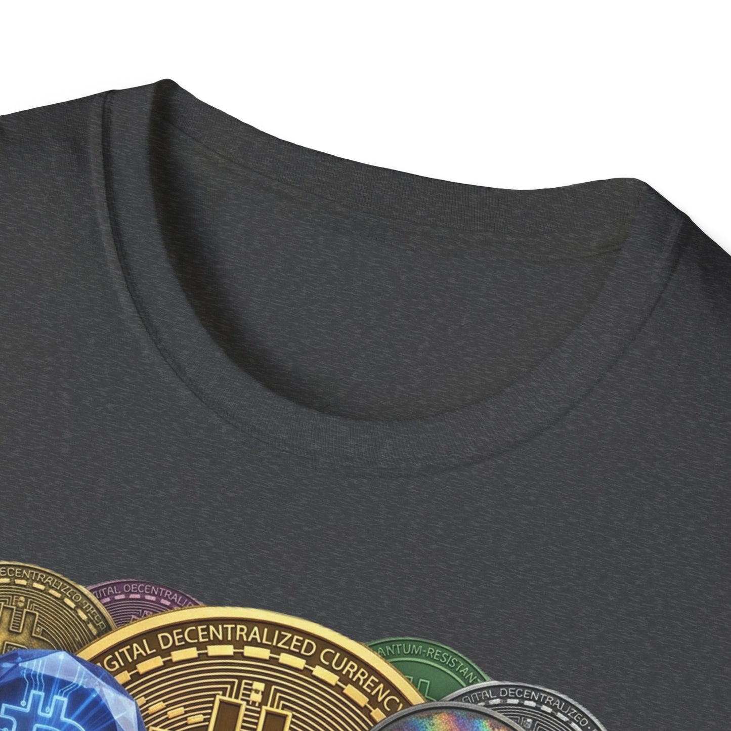 Bitcoin Crypto Coins Graphic T‑Shirt — Cryptocurrency Investor Tee