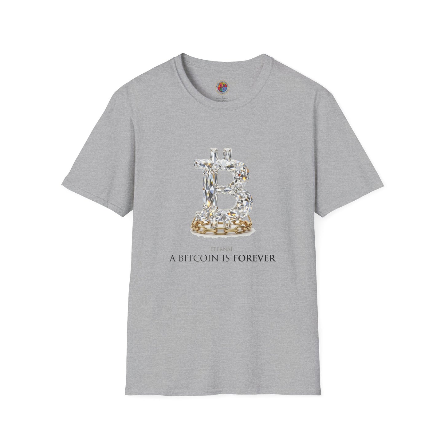 Bitcoin Diamond Forever Graphic Tee | Unisex Softstyle T-Shirt
