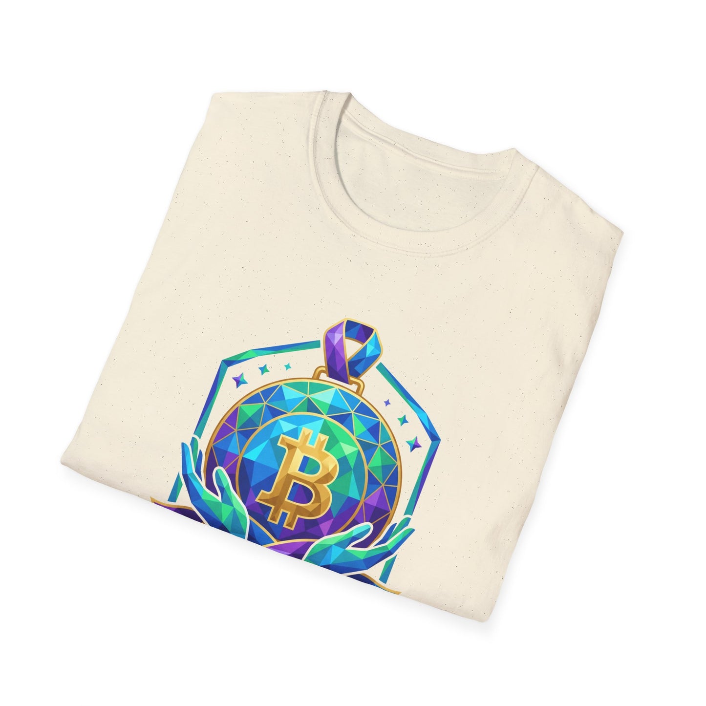 Bitcoin Diamond Hands Award T-Shirt — Crypto Investor Graphic Tee