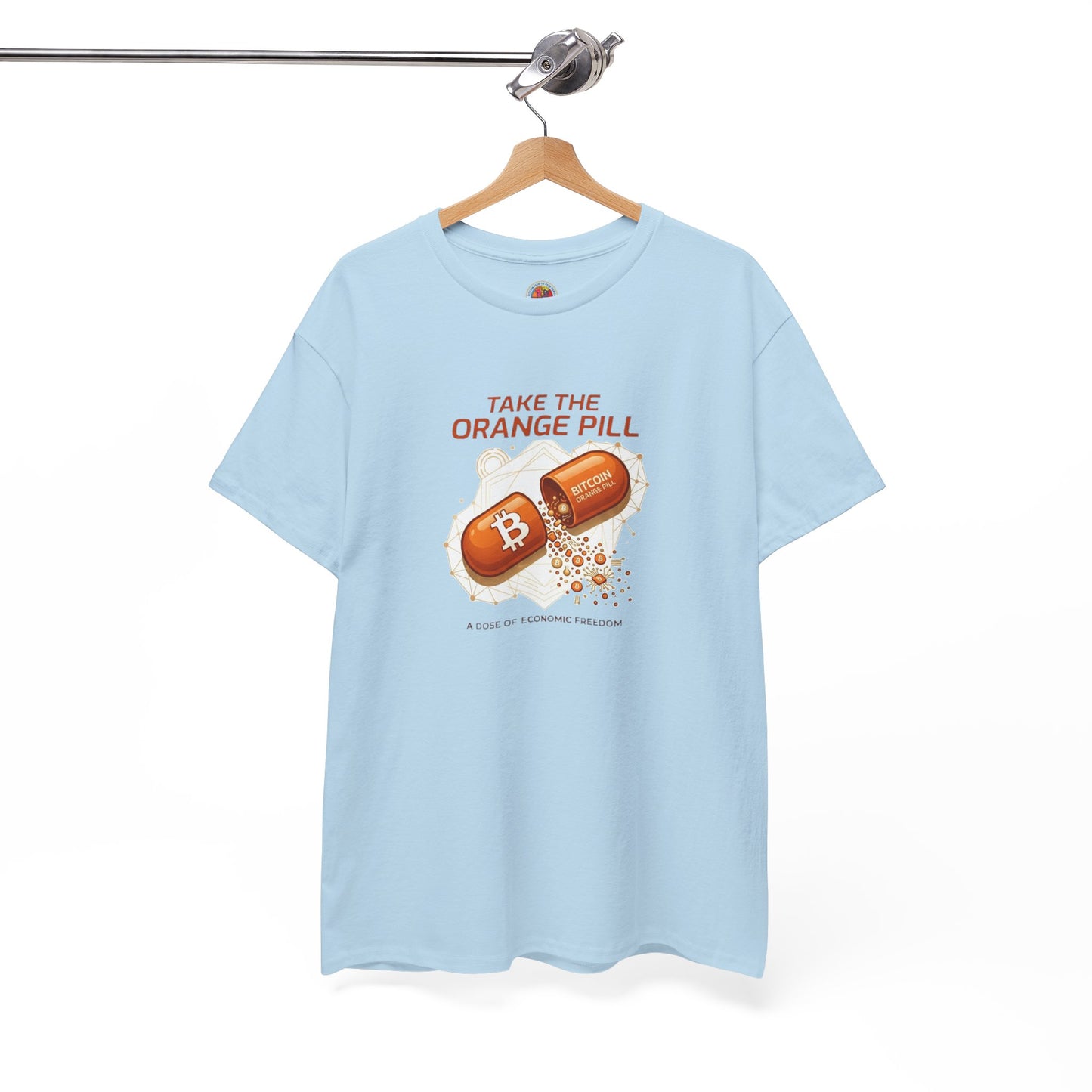 Bitcoin 'Take The Orange Pill' Graphic Tee