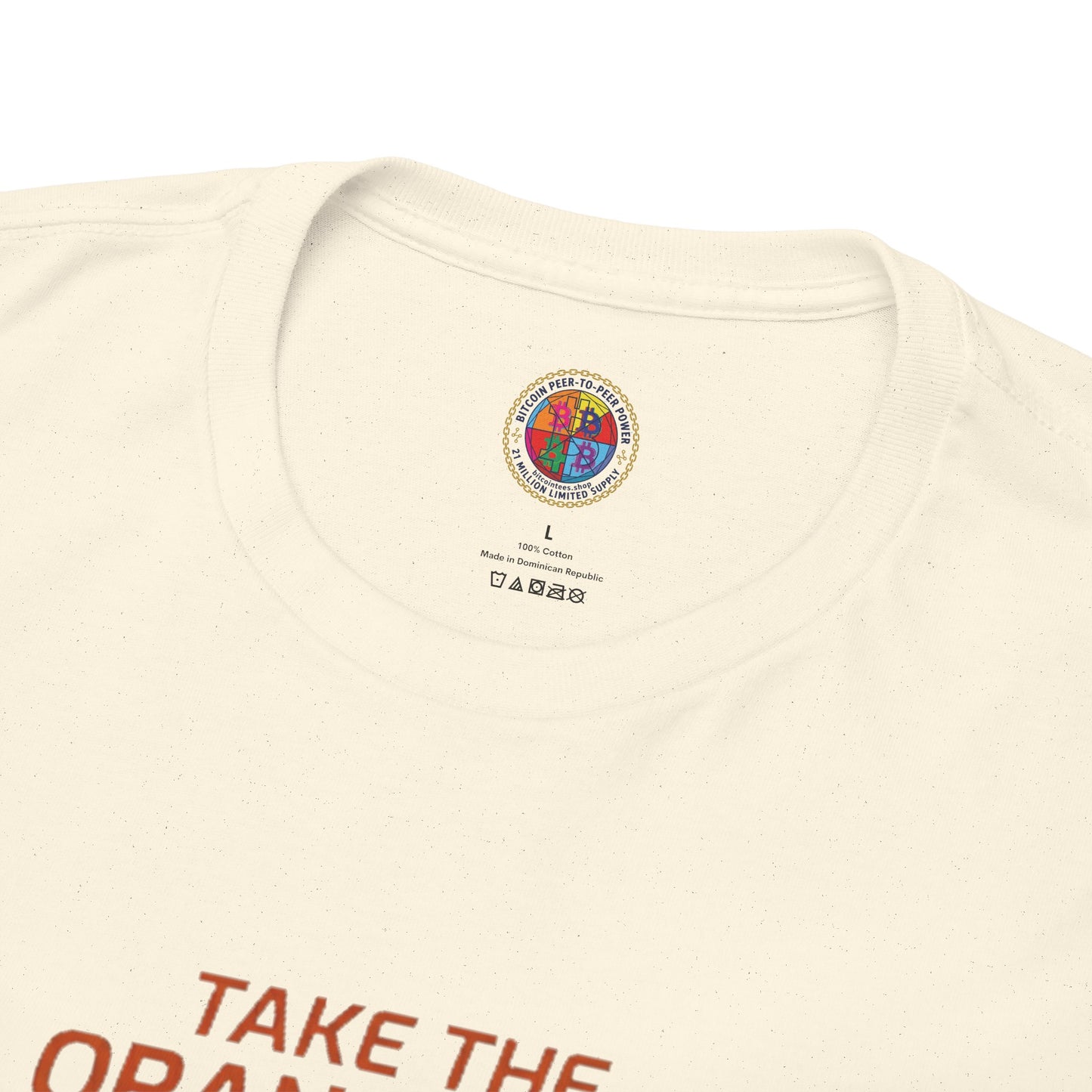 Bitcoin 'Take The Orange Pill' Graphic Tee