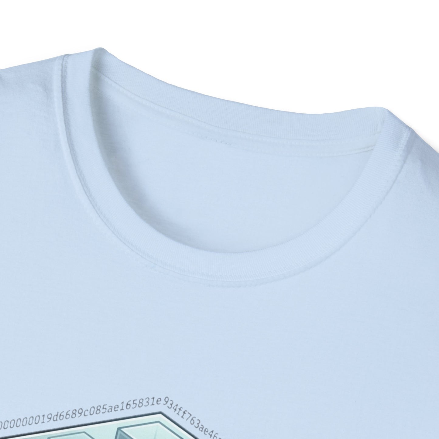 T-Shirt — The Genesis Block Bitcoin Graphic Tee (Cryptocurrency Miner Design)