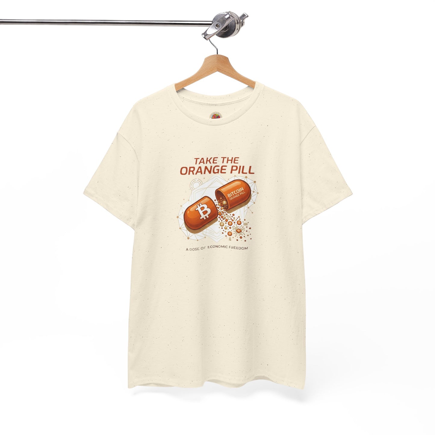 Bitcoin 'Take The Orange Pill' Graphic Tee