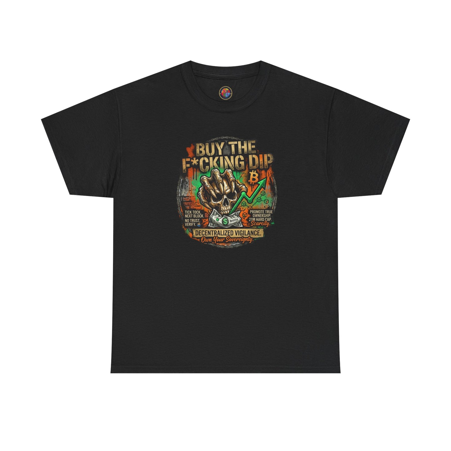 Buy The F*cking Dip Graphic Tee — Stock Market Crypto HODL Trading Shirt