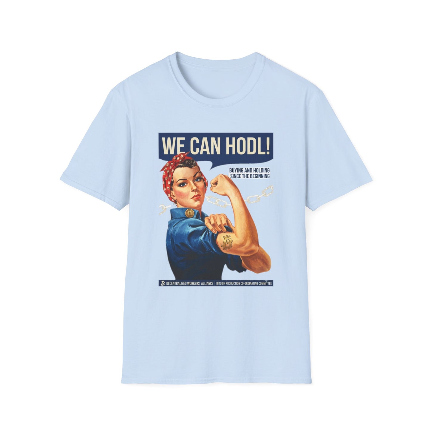 HODL Rosie T-Shirt – We Can HODL! Crypto Investor Retro Tee