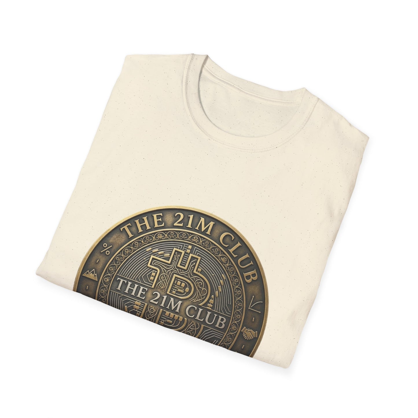 Bitcoin The 21M Club T-Shirt — Retro Crypto Coin Design