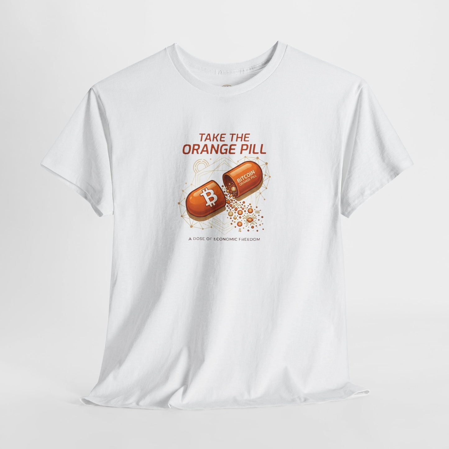 Bitcoin 'Take The Orange Pill' Graphic Tee