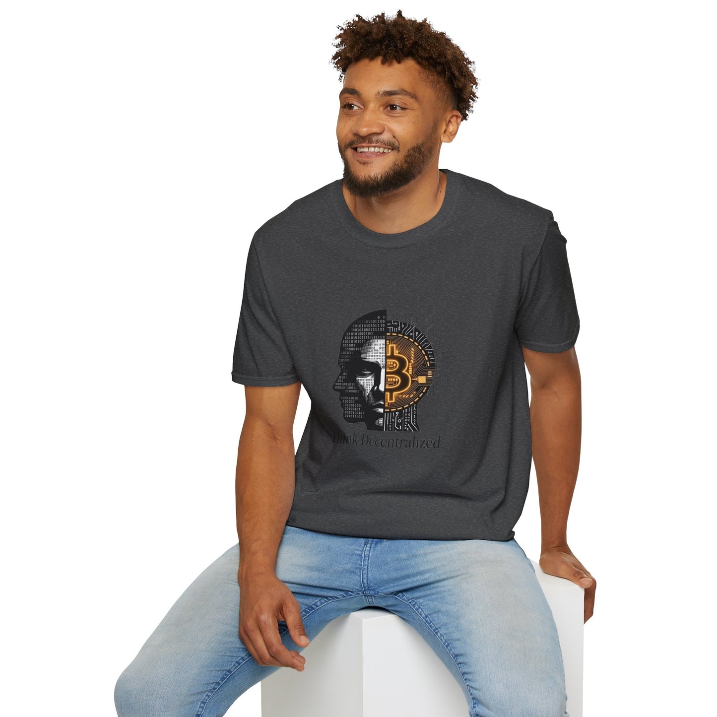 Bitcoin Mind T-Shirt — "Think Decentralized" Crypto Graphic Tee