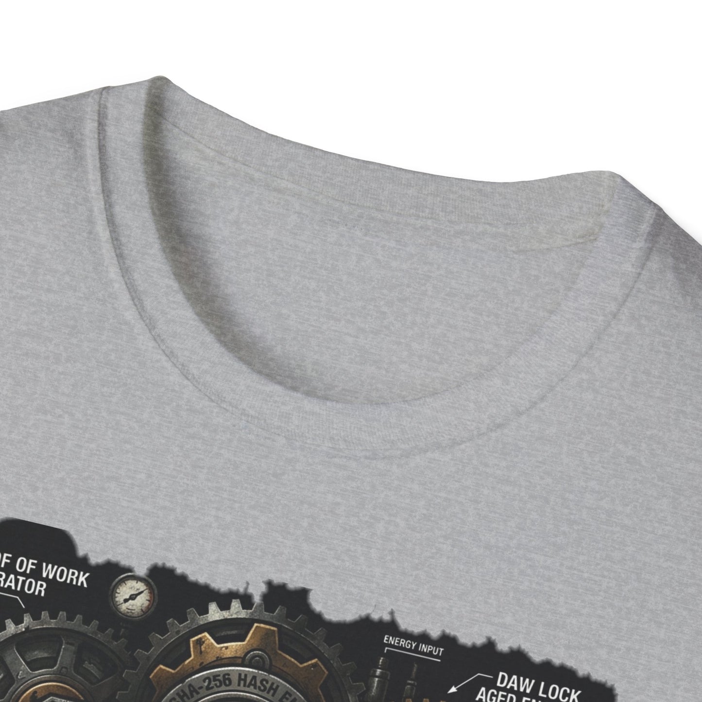 Bitcoin Proof of Work T-Shirt — Crypto Miner Vintage Graphic Tee