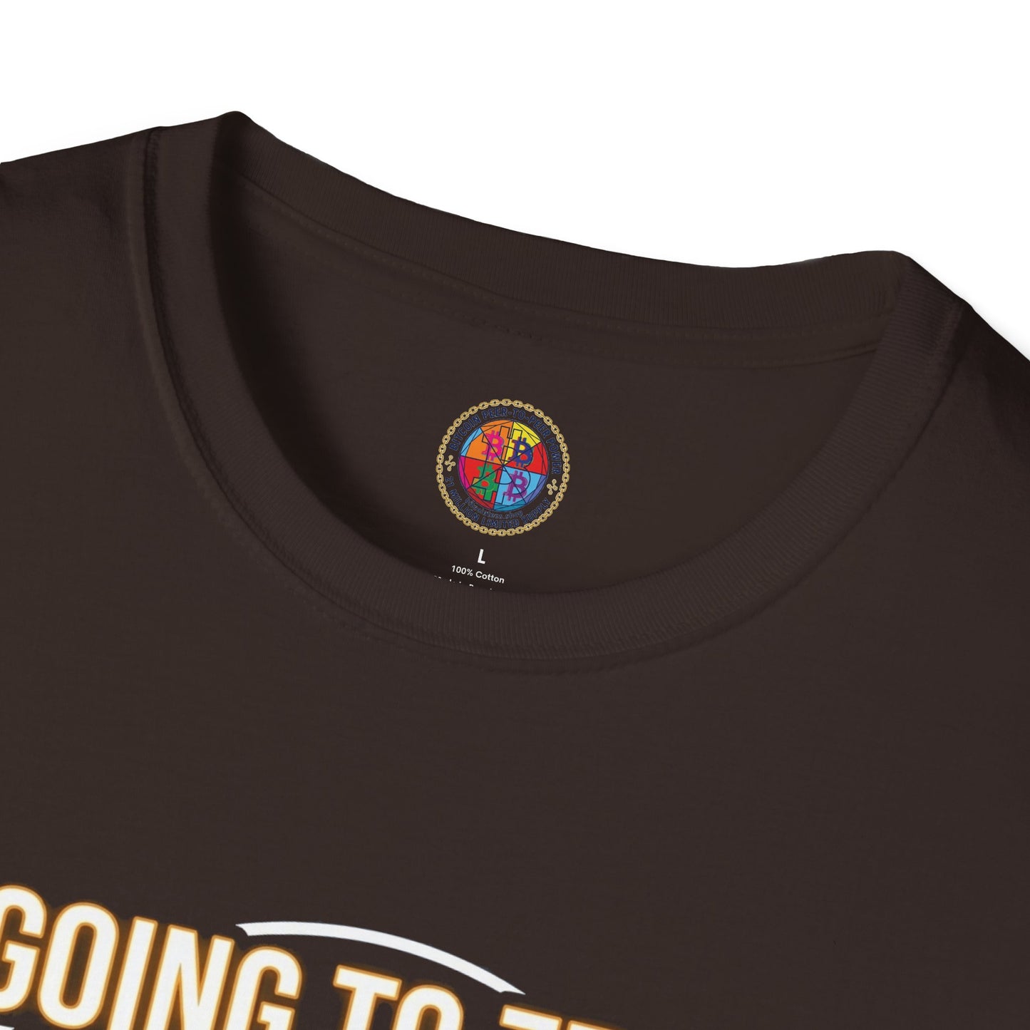 Bitcoin Price Chart T-Shirt — "Going to Zero Since 2009" Crypto Humor Tee