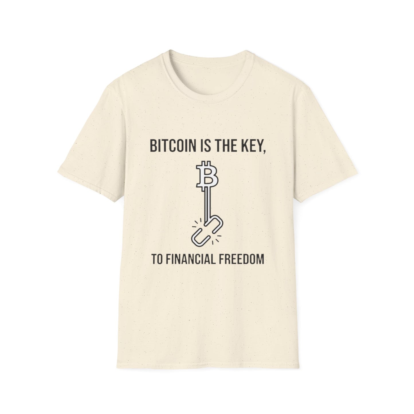 Bitcoin Is the Key T-Shirt — To Financial Freedom Crypto Tee