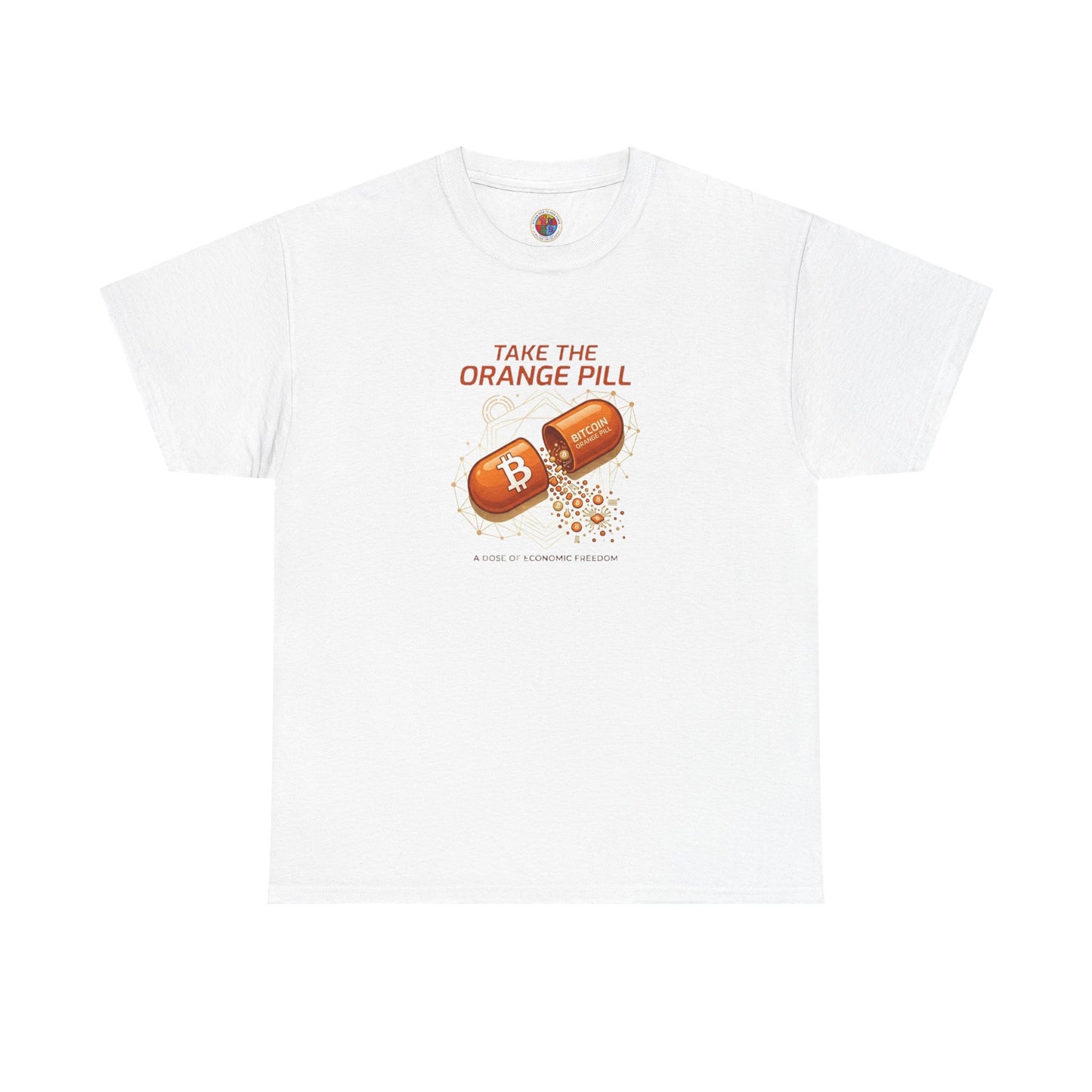 Bitcoin 'Take The Orange Pill' Graphic Tee