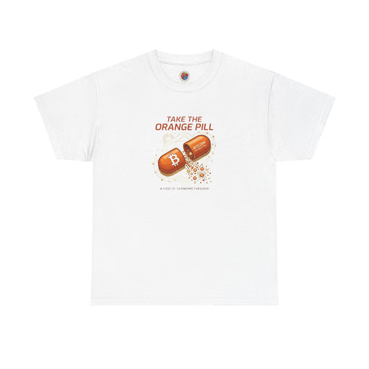 Bitcoin 'Take The Orange Pill' Graphic Tee