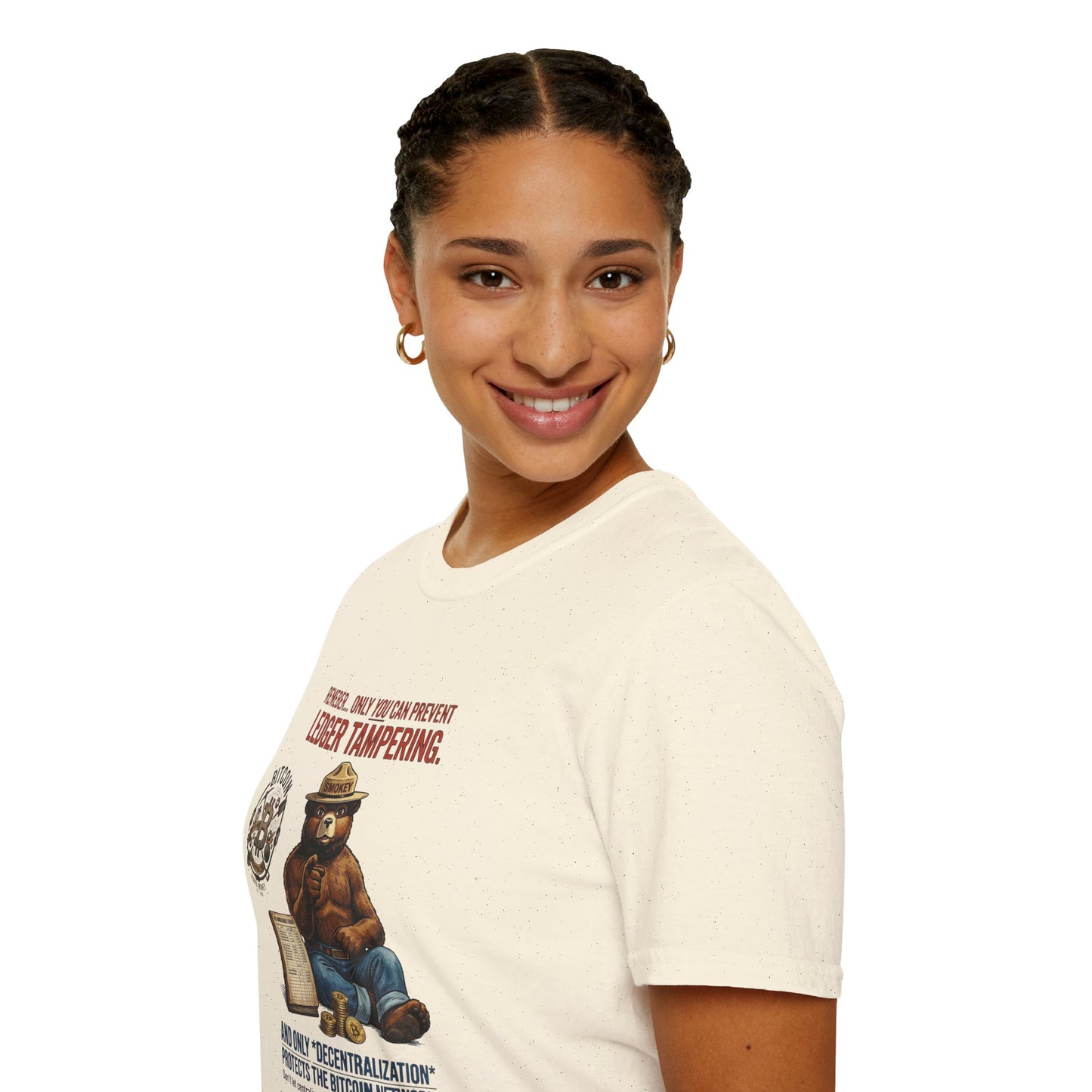 Smokey the Bear Bitcoin T-Shirt — Decentralization Design