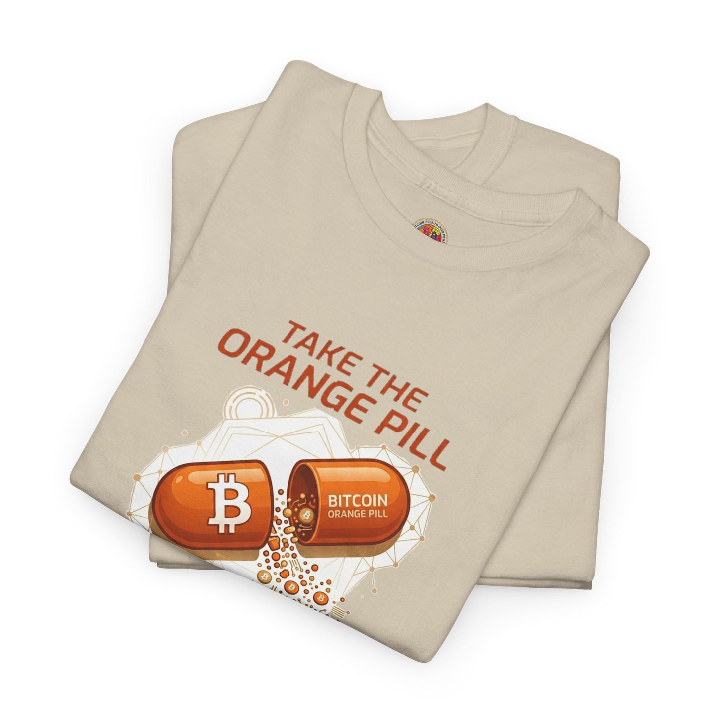 Bitcoin 'Take The Orange Pill' Graphic Tee