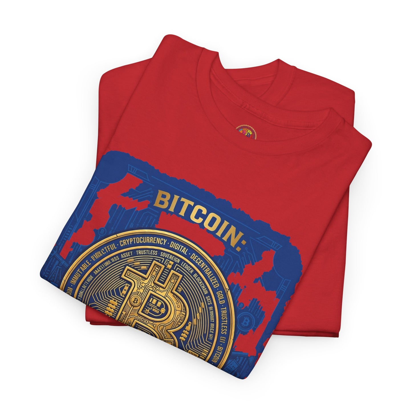 Bitcoin Vintage Coin Graphic Tee — Crypto Enthusiast T-Shirt