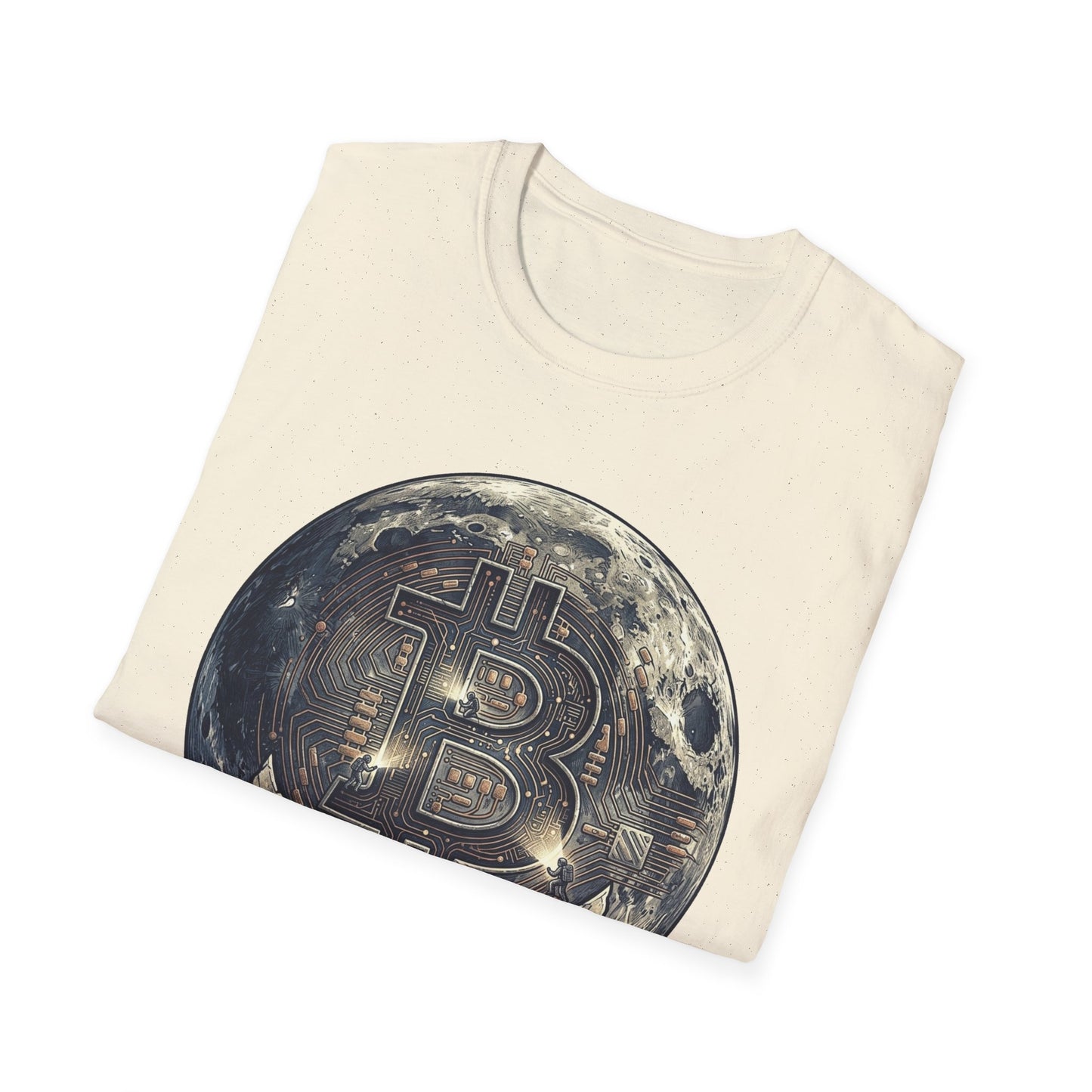 Bitcoin Moon Graphic T-Shirt — “In Crypto We Trust” Crypto Enthusiast Tee