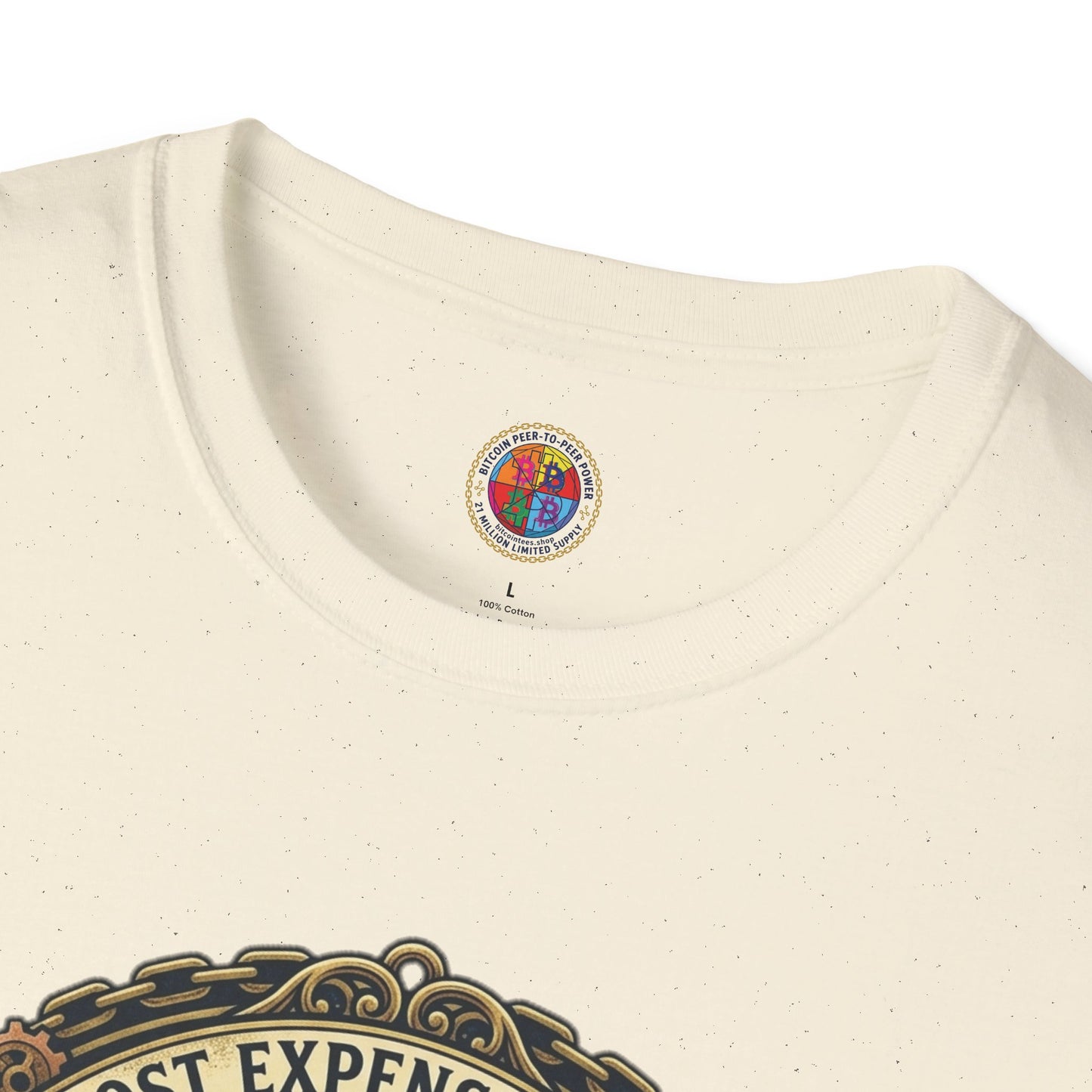 Bitcoin Vintage Key & Vault T-Shirt — "Secure Yours" Cryptocurrency Graphic Tee