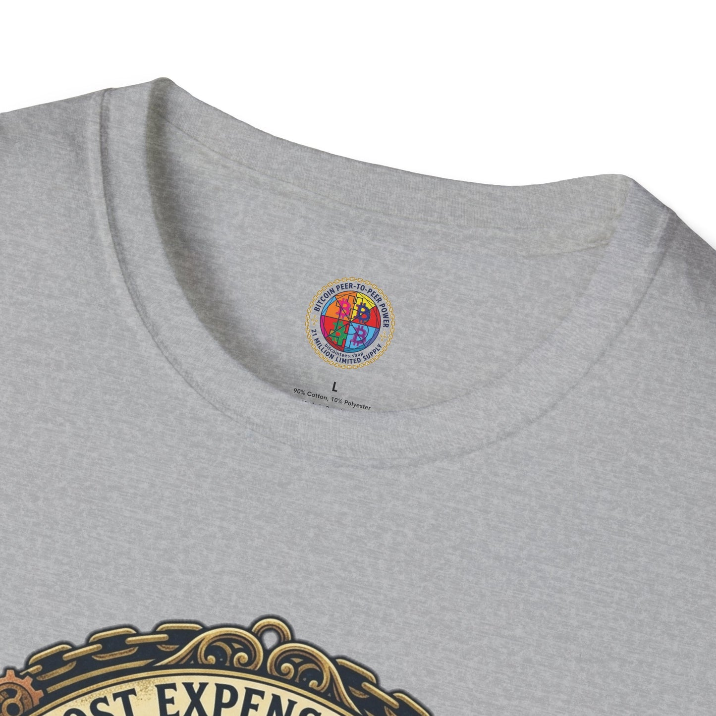 Bitcoin Vintage Key & Vault T-Shirt — "Secure Yours" Cryptocurrency Graphic Tee