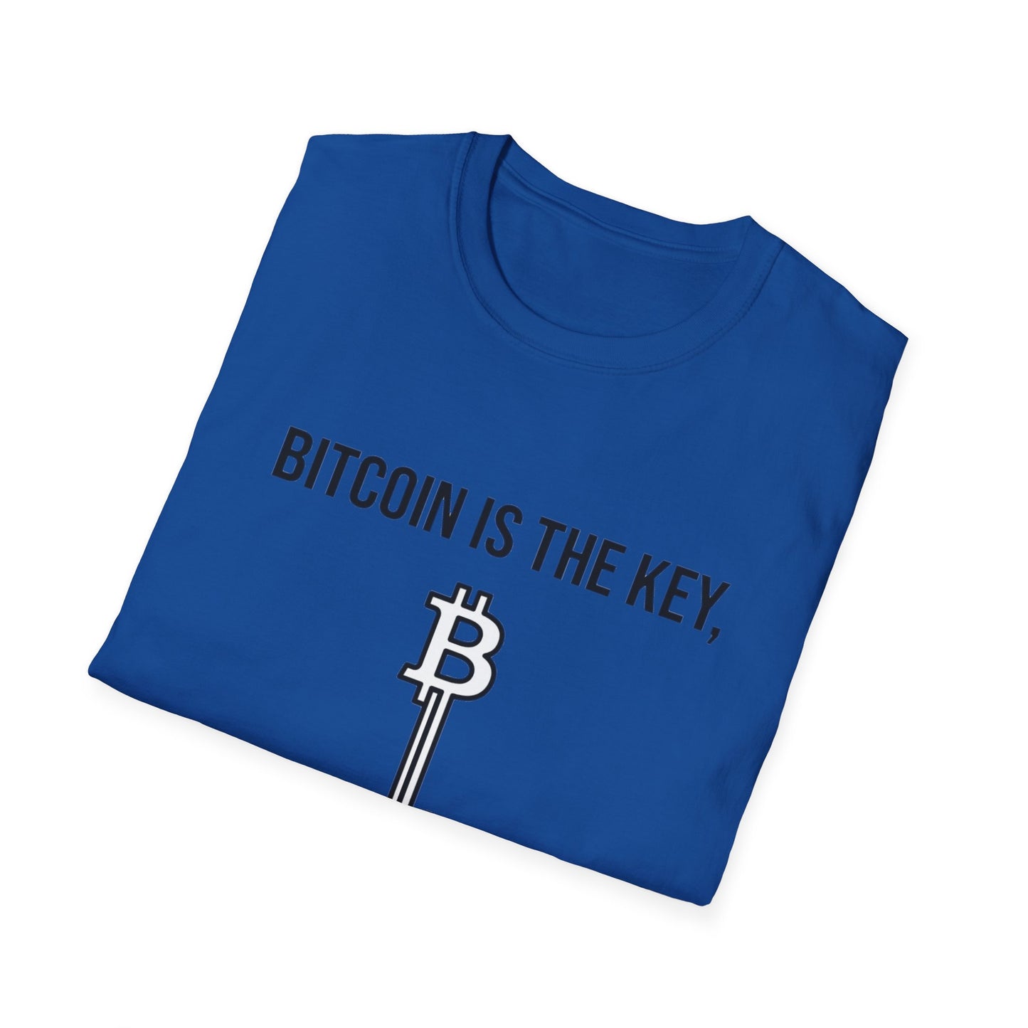 Bitcoin Is the Key T-Shirt — To Financial Freedom Crypto Tee