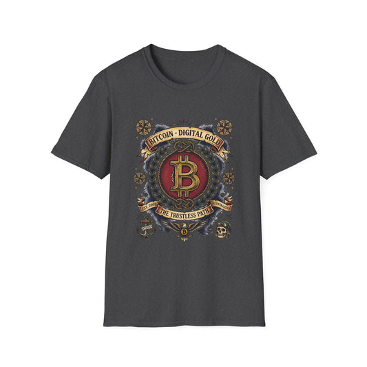 Bitcoin Crest T-Shirt — "Bitcoin: Digital Gold" Graphic Tee