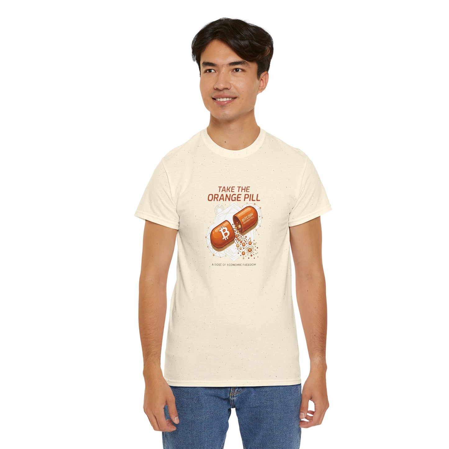 Bitcoin 'Take The Orange Pill' Graphic Tee