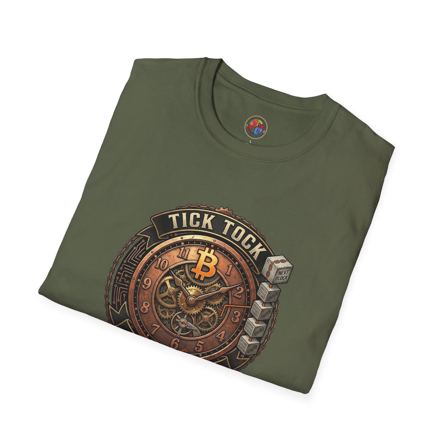 Bitcoin 'Tick Tock Next Block' T-Shirt
