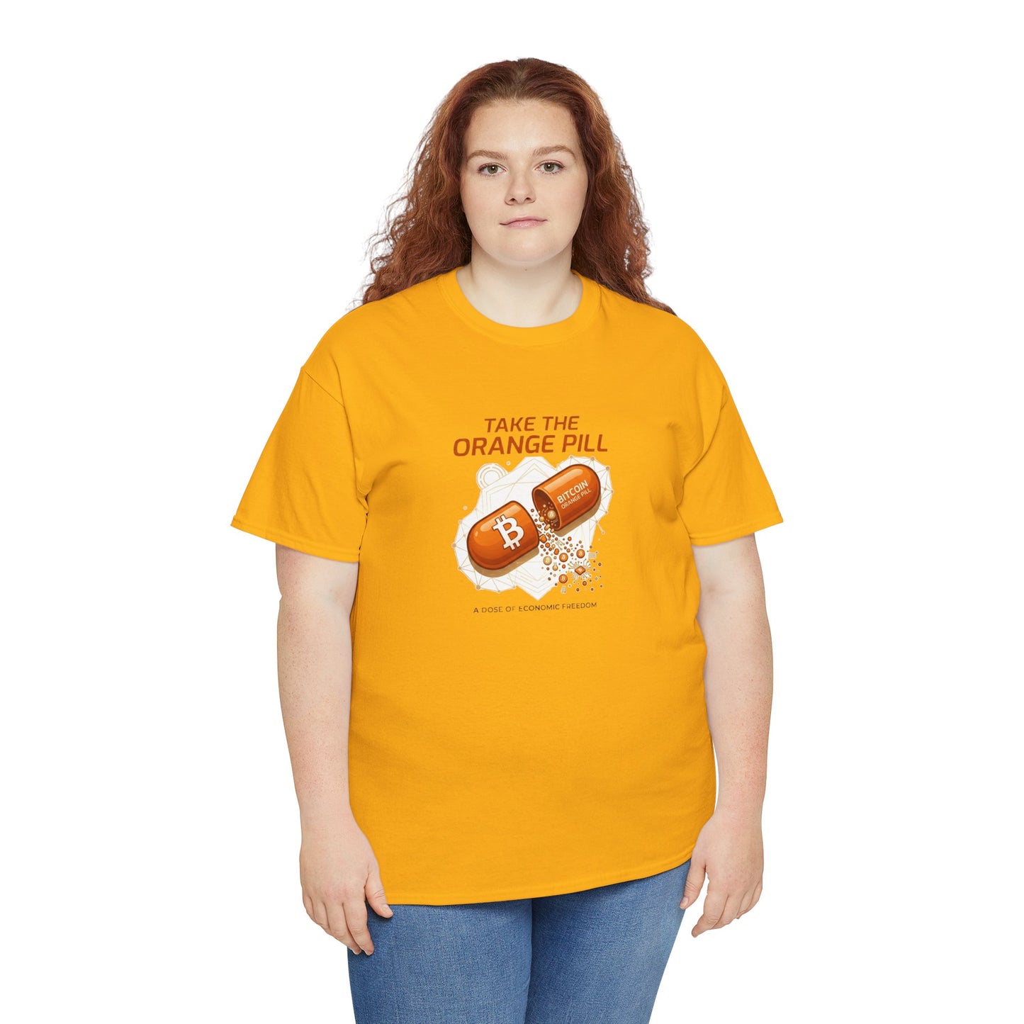 Bitcoin 'Take The Orange Pill' Graphic Tee