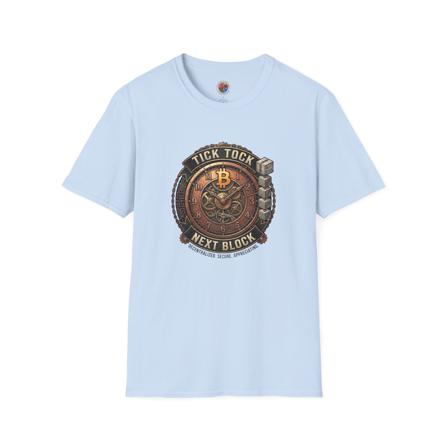 Bitcoin 'Tick Tock Next Block' T-Shirt