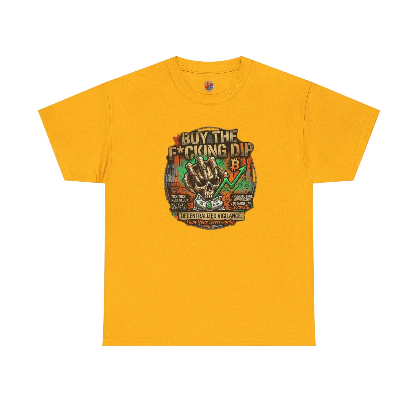 Buy The F*cking Dip Graphic Tee — Stock Market Crypto HODL Trading Shirt