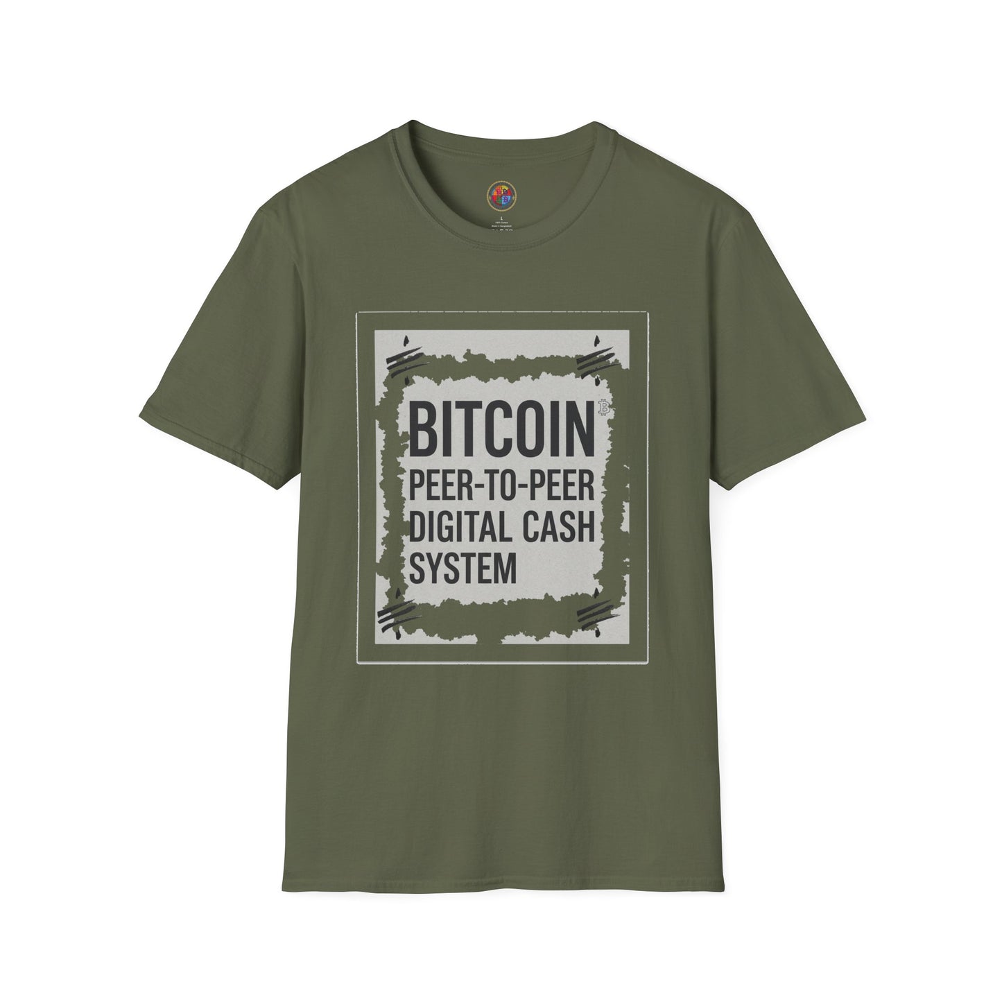 Bitcoin Peer-to-Peer Digital Cash System T-Shirt