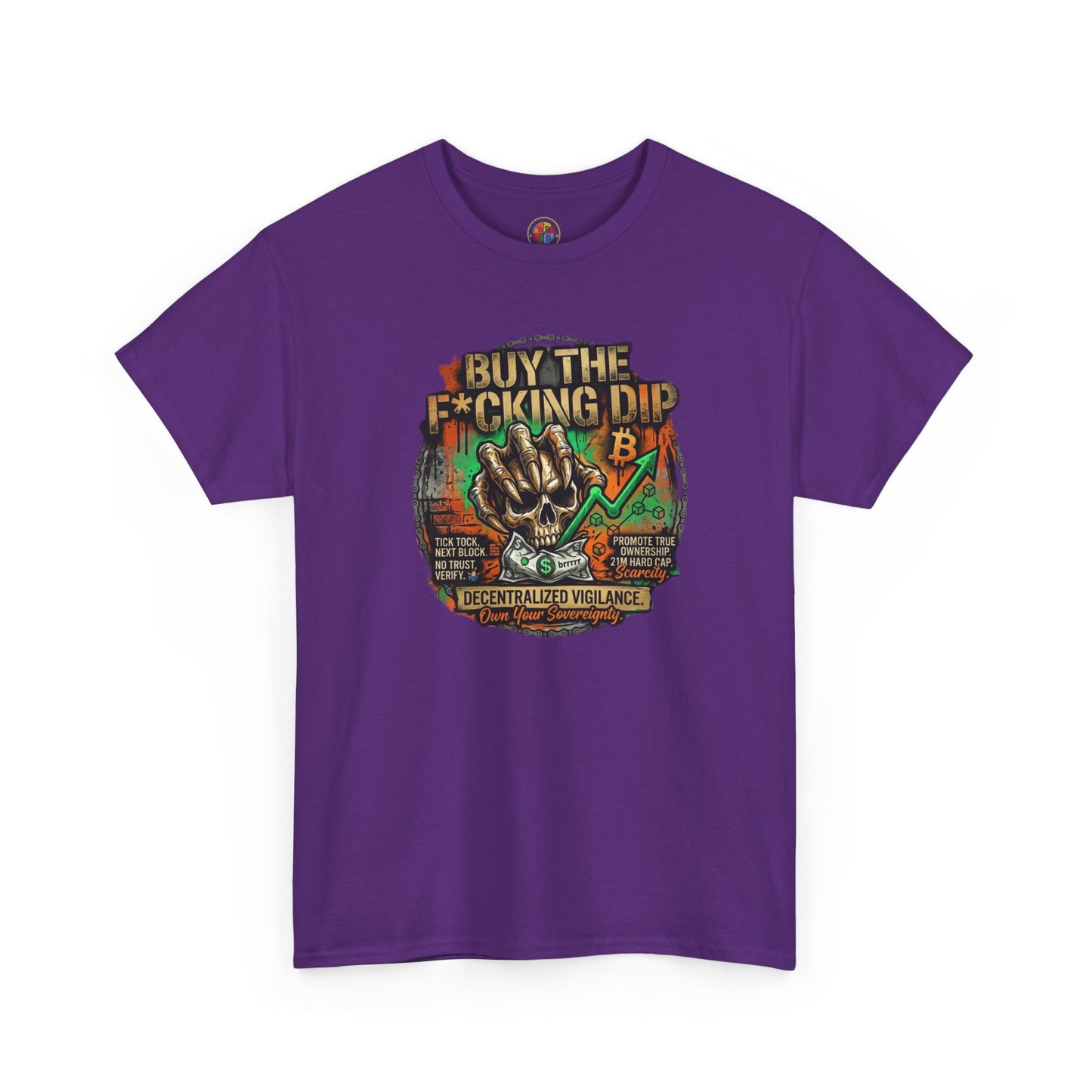 Buy The F*cking Dip Graphic Tee — Stock Market Crypto HODL Trading Shirt