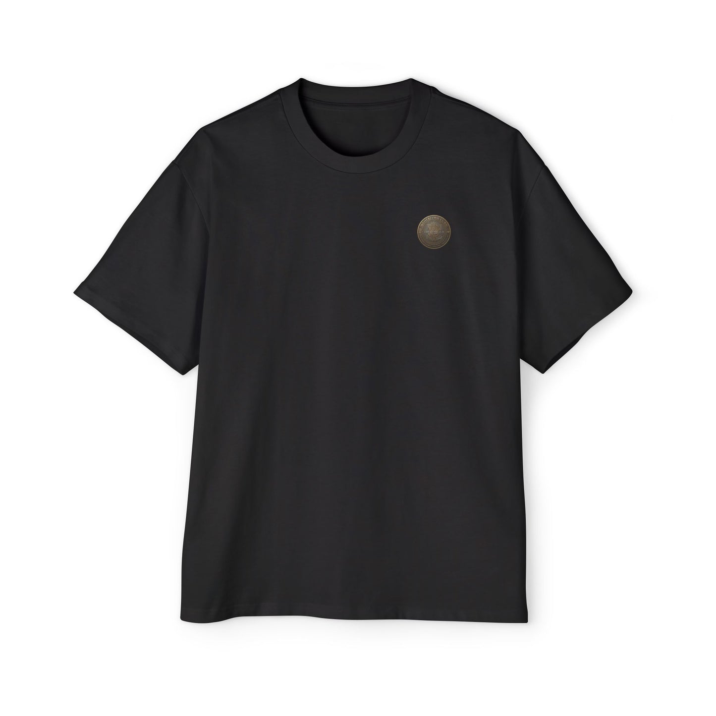 Bitcoin 21M Club Heavyweight Cotton T‑Shirt — Men's Oversized Tee