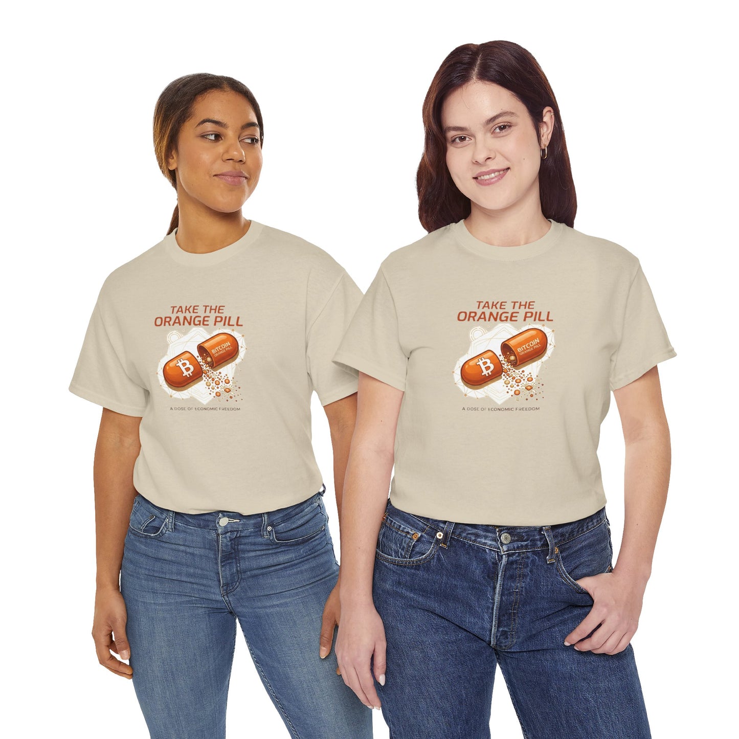 Bitcoin 'Take The Orange Pill' Graphic Tee