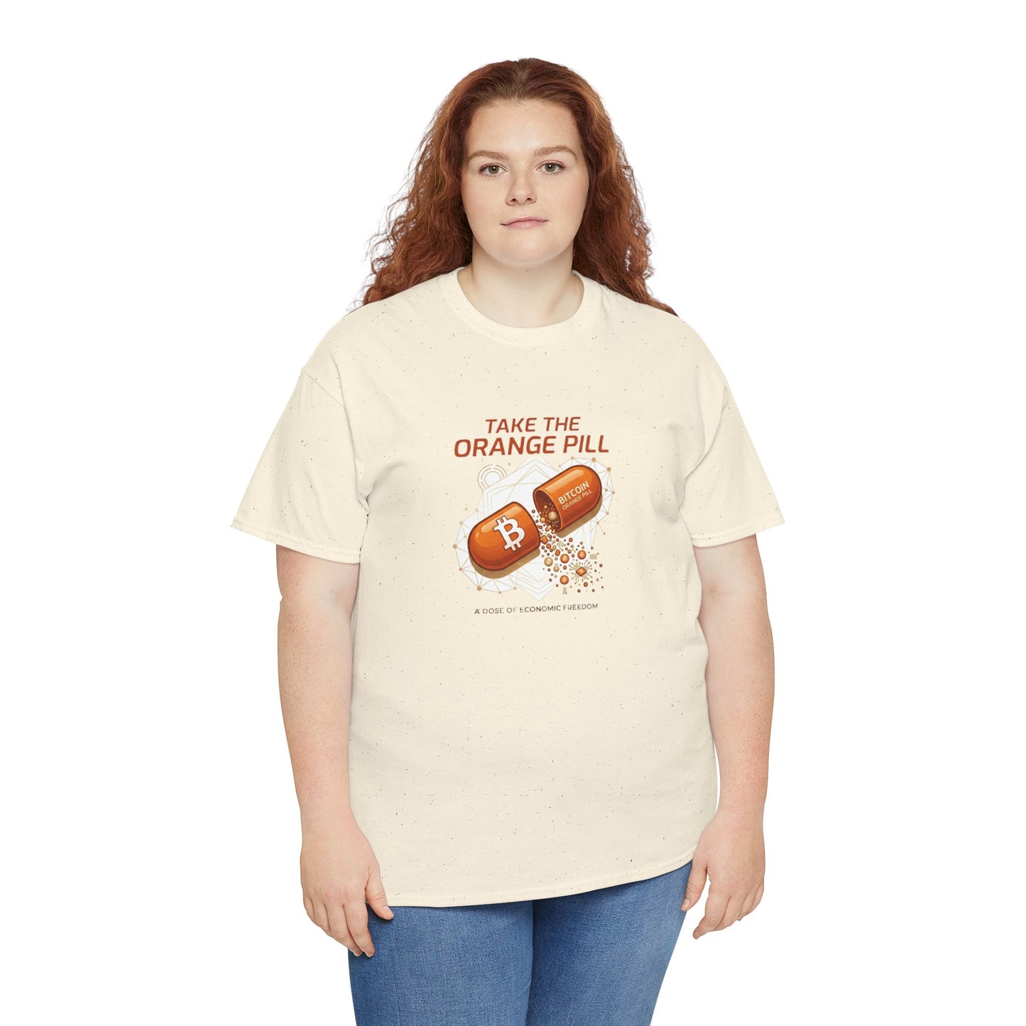 Bitcoin 'Take The Orange Pill' Graphic Tee