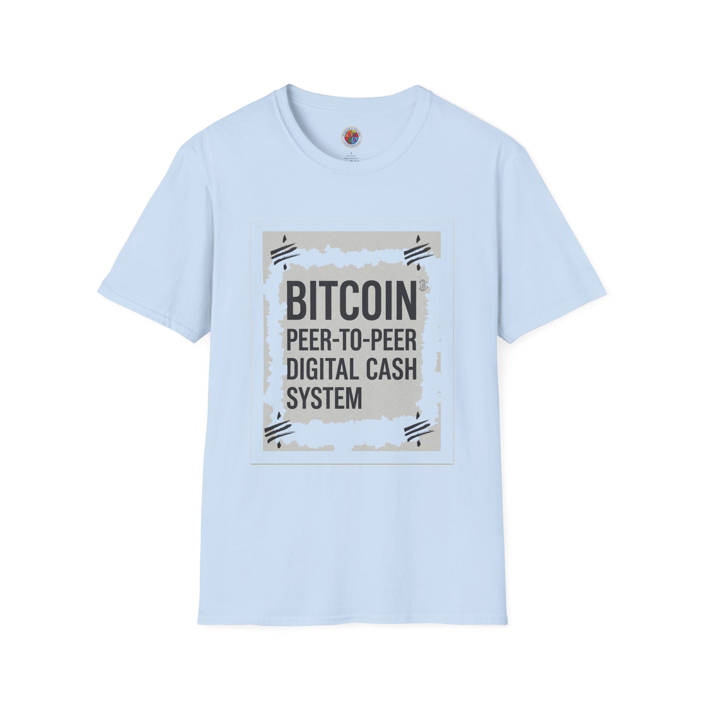 Bitcoin Peer-to-Peer Digital Cash System T-Shirt
