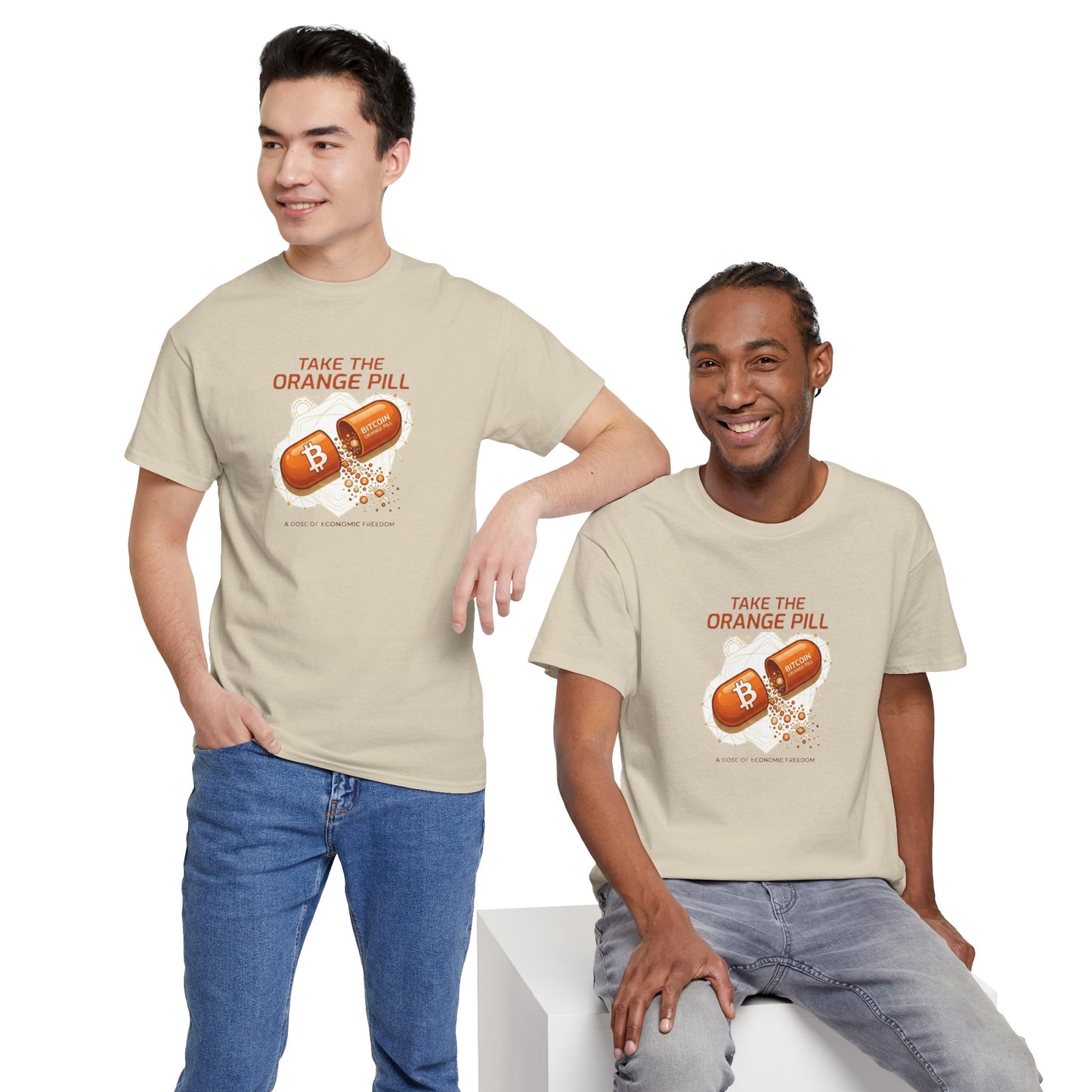 Bitcoin 'Take The Orange Pill' Graphic Tee